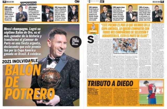 开云-王勤伯：梅西获奖之后，世界各大媒体这样报道……②