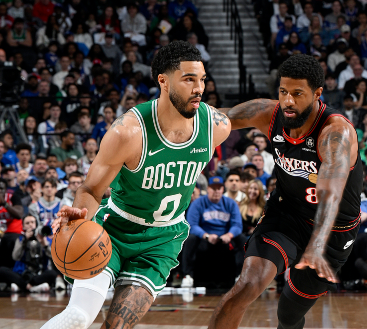 开云体育-凯尔特人128-96大胜76人！塔图姆创53年纪录，此战诞生4个事实